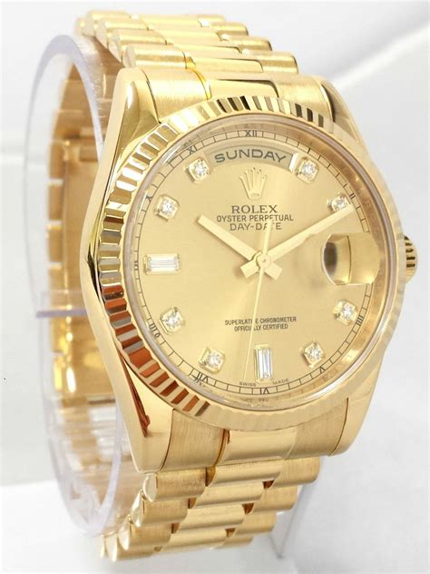 Rolex Day-Date diamond dial